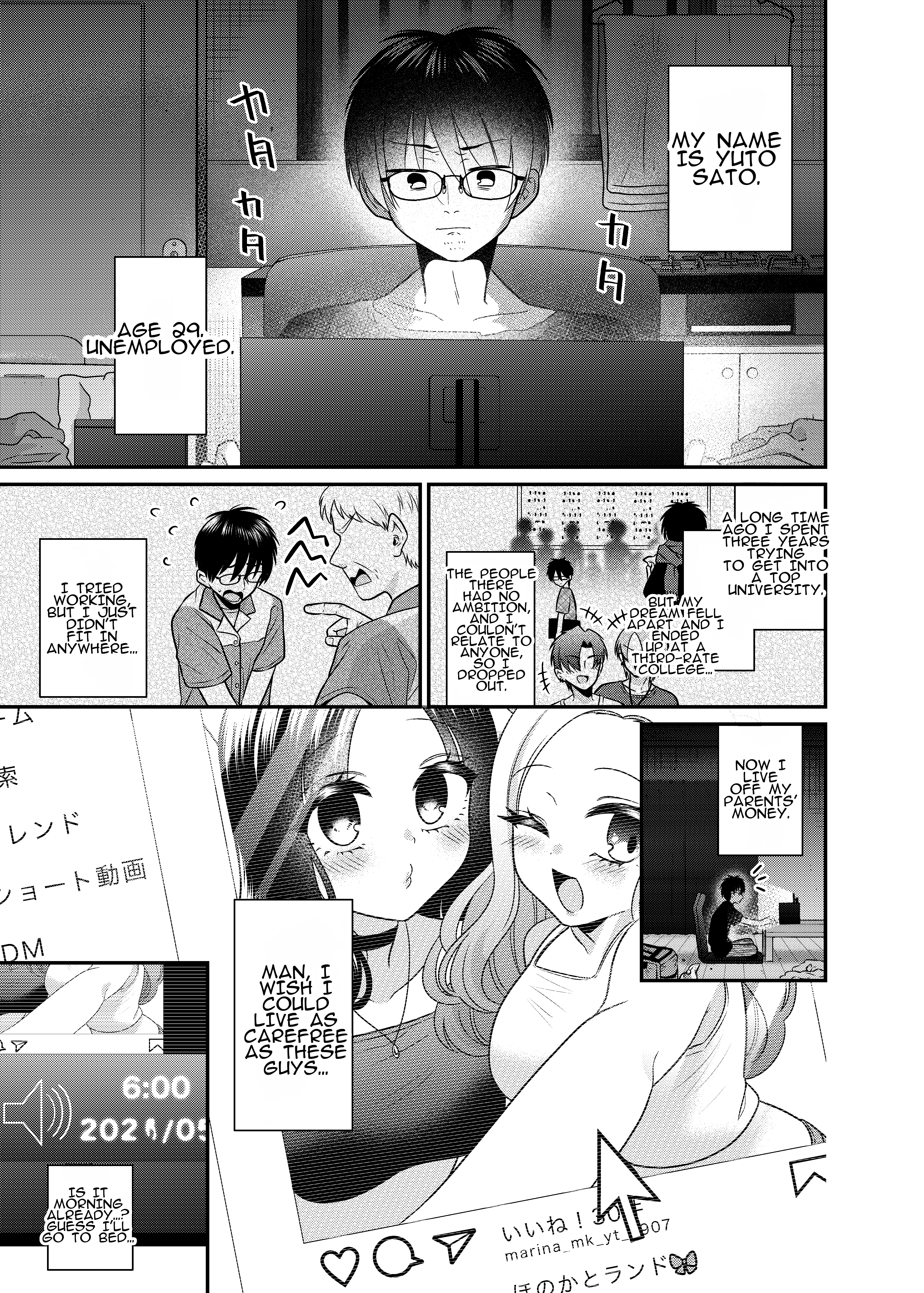 Hentai Manga Comic-Finding the Perfect Future for You on a Dating App-Read-2